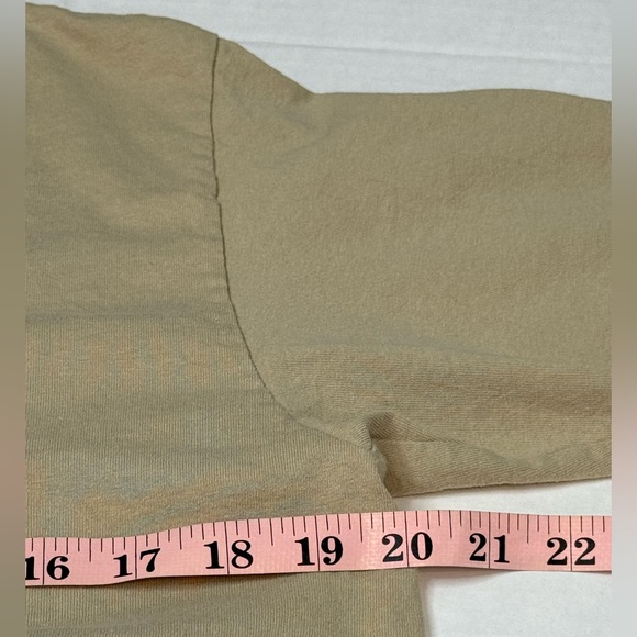 Tan Boxy Dolphin Embroidered Cozumel Mexico Vintage Tee - Picture 10 of 10